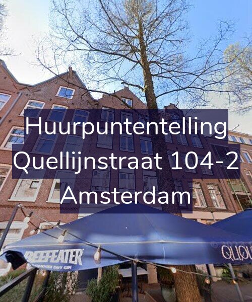 Foto gevel Huurpuntentelling voor Quellijnstraat 104-2, Amsterdam