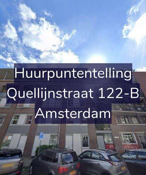 Foto gevel Huurpuntentelling voor Quellijnstraat 122-B, Amsterdam