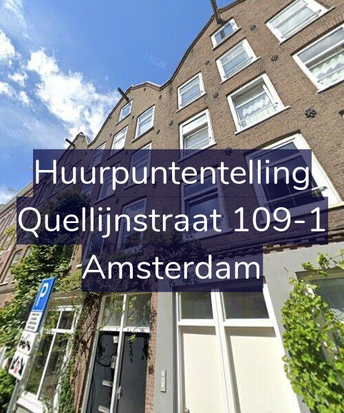 Foto gevel Huurpuntentelling voor Quellijnstraat 109-1, Amsterdam