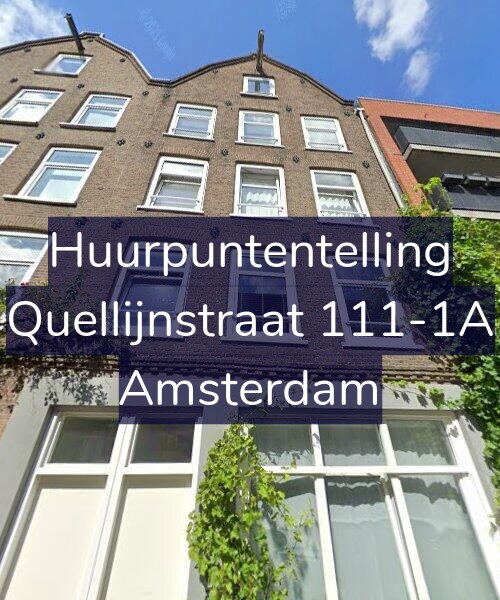 Foto gevel Huurpuntentelling voor Quellijnstraat 111-1A, Amsterdam