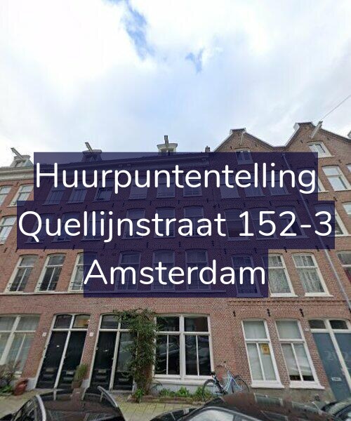 Foto gevel Huurpuntentelling voor Quellijnstraat 152-3, Amsterdam