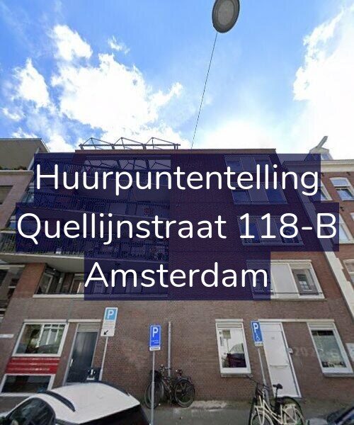 Foto gevel Huurpuntentelling voor Quellijnstraat 118-B, Amsterdam