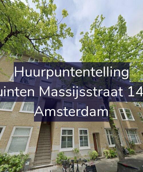 Foto gevel Huurpuntentelling voor Quinten Massijsstraat 14-1, Amsterdam