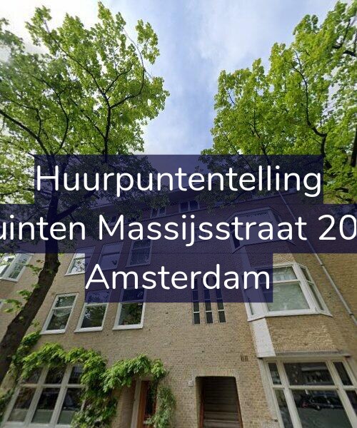 Foto gevel Huurpuntentelling voor Quinten Massijsstraat 20-3, Amsterdam