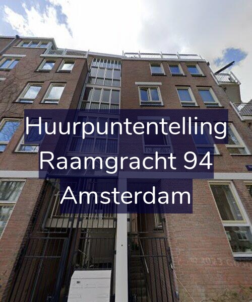Foto gevel Huurpuntentelling voor Raamgracht 94, Amsterdam