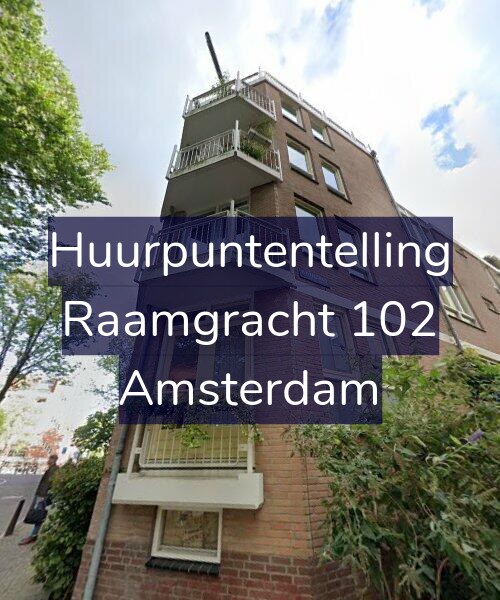 Foto gevel Huurpuntentelling voor Raamgracht 102, Amsterdam