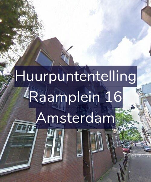 Foto gevel Huurpuntentelling voor Raamplein 16, Amsterdam