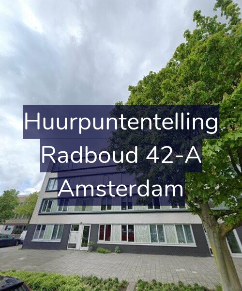 Foto gevel Huurpuntentelling voor Radboud 42-A, Amsterdam