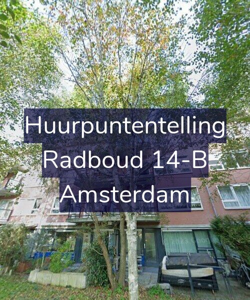 Foto gevel Huurpuntentelling voor Radboud 14-B, Amsterdam