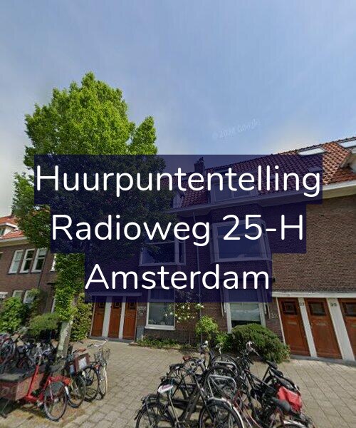 Foto gevel Huurpuntentelling voor Radioweg 25-H, Amsterdam