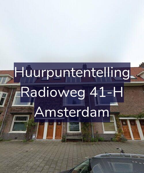 Foto gevel Huurpuntentelling voor Radioweg 41-H, Amsterdam