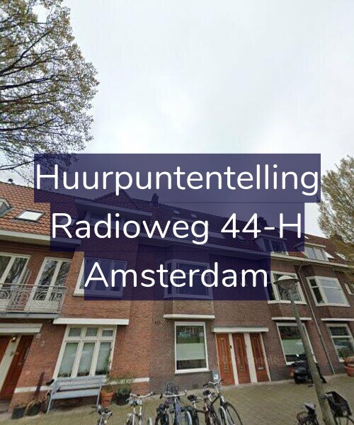 Foto gevel Huurpuntentelling voor Radioweg 44-H, Amsterdam