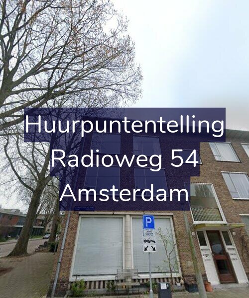 Foto gevel Huurpuntentelling voor Radioweg 54, Amsterdam