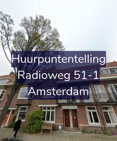 Foto gevel Huurpuntentelling voor Radioweg 51-1, Amsterdam