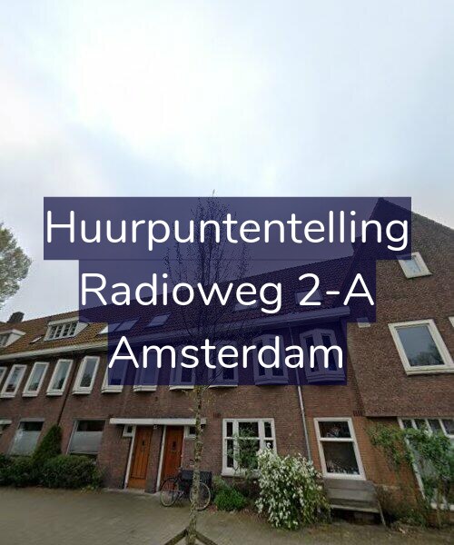Foto gevel Huurpuntentelling voor Radioweg 2-A, Amsterdam