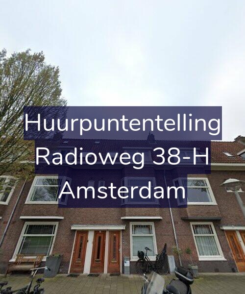 Foto gevel Huurpuntentelling voor Radioweg 38-H, Amsterdam
