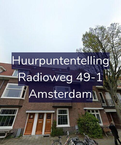 Foto gevel Huurpuntentelling voor Radioweg 49-1, Amsterdam