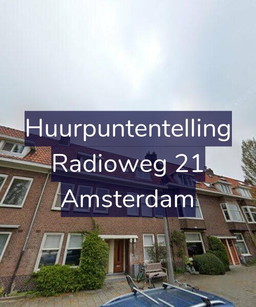 Foto gevel Huurpuntentelling voor Radioweg 21, Amsterdam