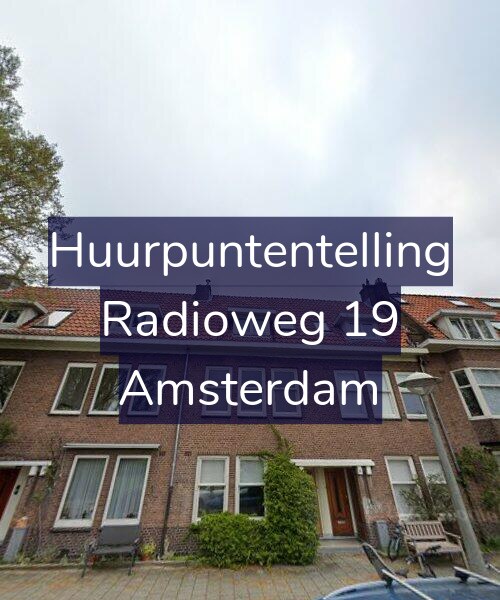 Foto gevel Huurpuntentelling voor Radioweg 19, Amsterdam