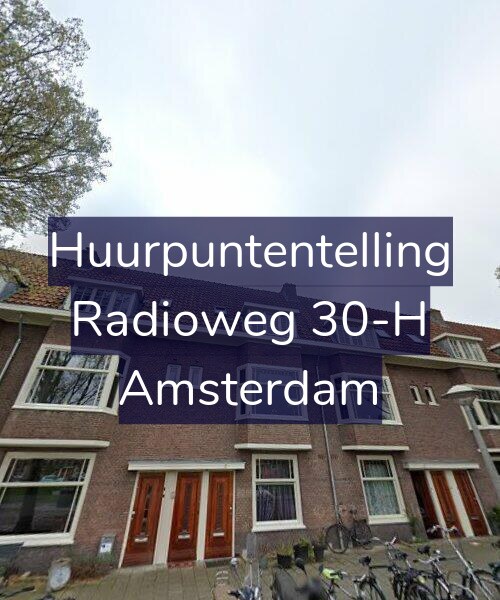 Foto gevel Huurpuntentelling voor Radioweg 30-H, Amsterdam
