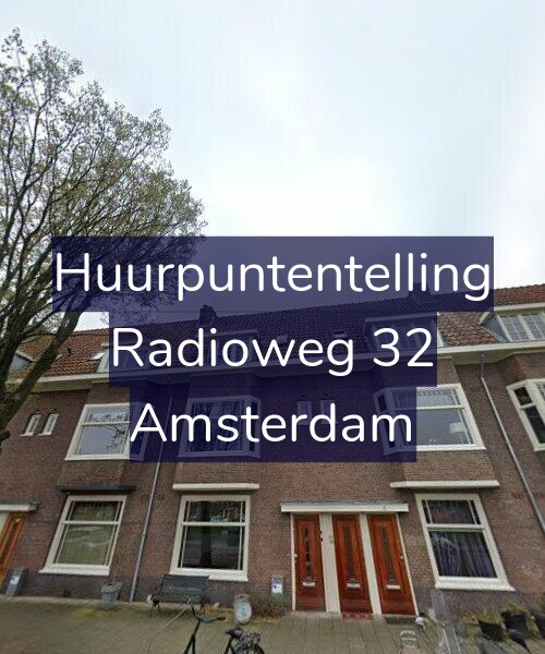 Foto gevel Huurpuntentelling voor Radioweg 32, Amsterdam