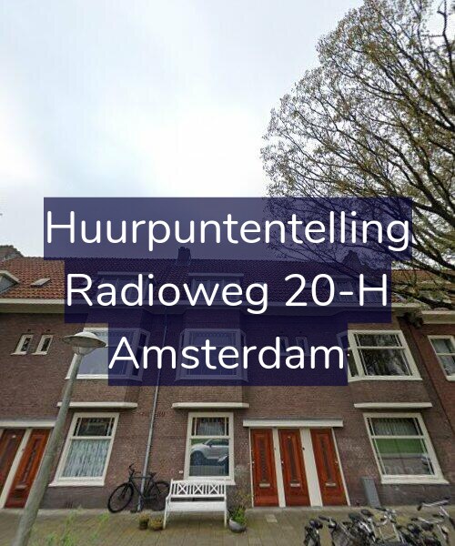 Foto gevel Huurpuntentelling voor Radioweg 20-H, Amsterdam