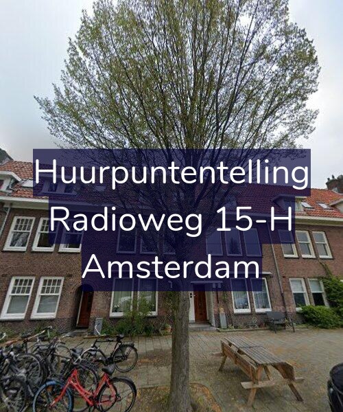 Foto gevel Huurpuntentelling voor Radioweg 15-H, Amsterdam