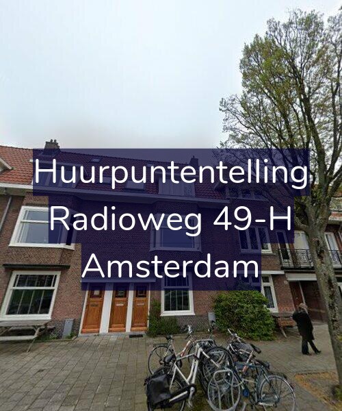 Foto gevel Huurpuntentelling voor Radioweg 49-H, Amsterdam