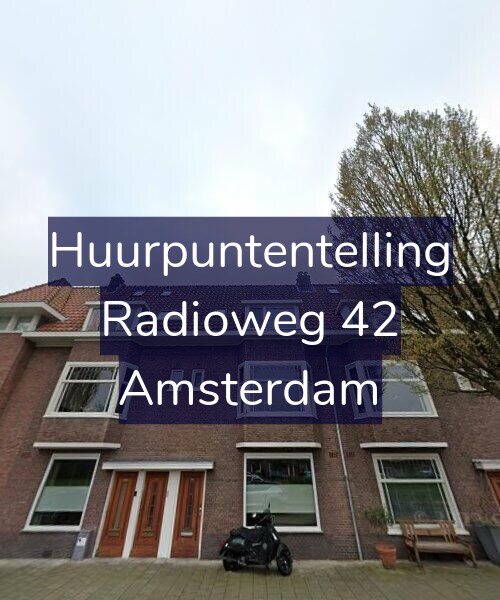 Foto gevel Huurpuntentelling voor Radioweg 42, Amsterdam