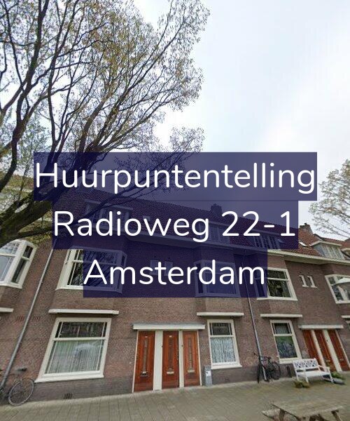 Foto gevel Huurpuntentelling voor Radioweg 22-1, Amsterdam