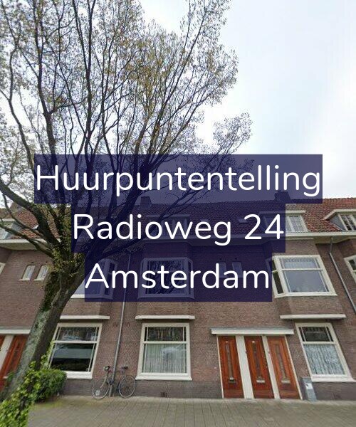 Foto gevel Huurpuntentelling voor Radioweg 24, Amsterdam