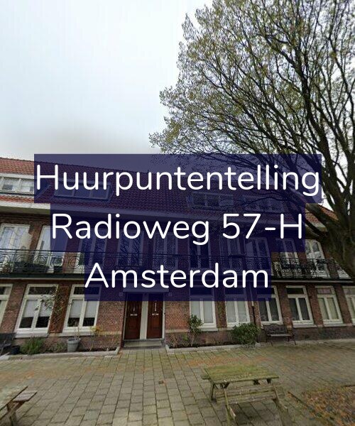 Foto gevel Huurpuntentelling voor Radioweg 57-H, Amsterdam