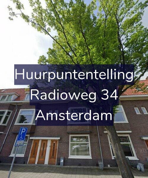 Foto gevel Huurpuntentelling voor Radioweg 34, Amsterdam