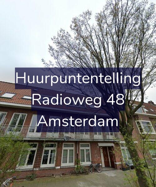 Foto gevel Huurpuntentelling voor Radioweg 48, Amsterdam