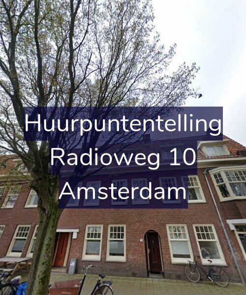 Foto gevel Huurpuntentelling voor Radioweg 10, Amsterdam