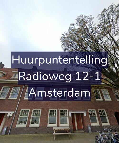 Foto gevel Huurpuntentelling voor Radioweg 12-1, Amsterdam