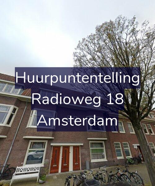 Foto gevel Huurpuntentelling voor Radioweg 18, Amsterdam