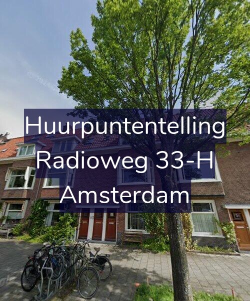 Foto gevel Huurpuntentelling voor Radioweg 33-H, Amsterdam