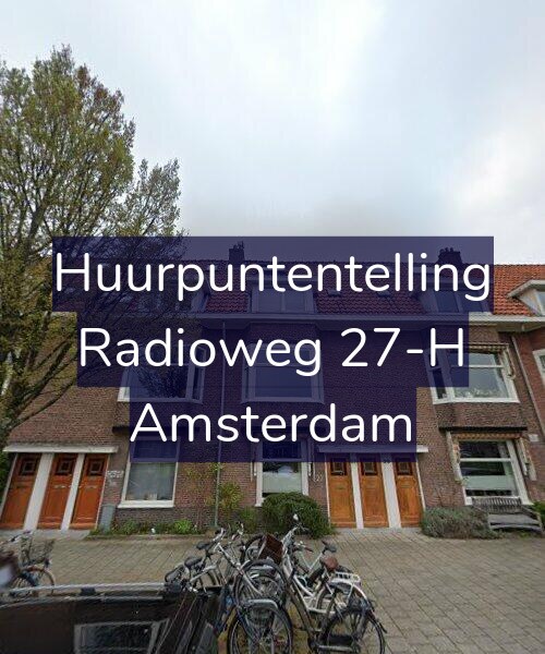 Foto gevel Huurpuntentelling voor Radioweg 27-H, Amsterdam
