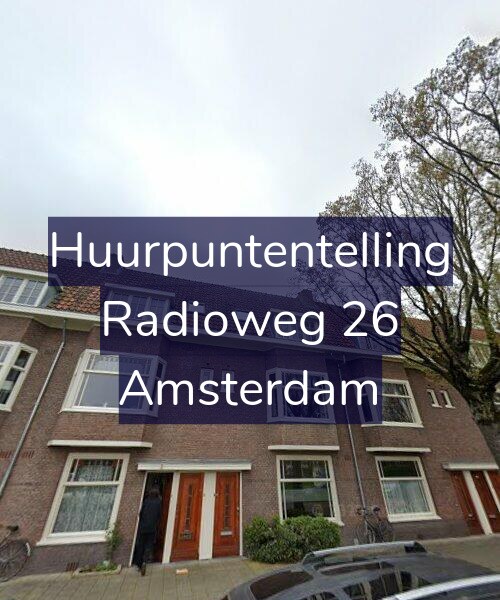 Foto gevel Huurpuntentelling voor Radioweg 26, Amsterdam