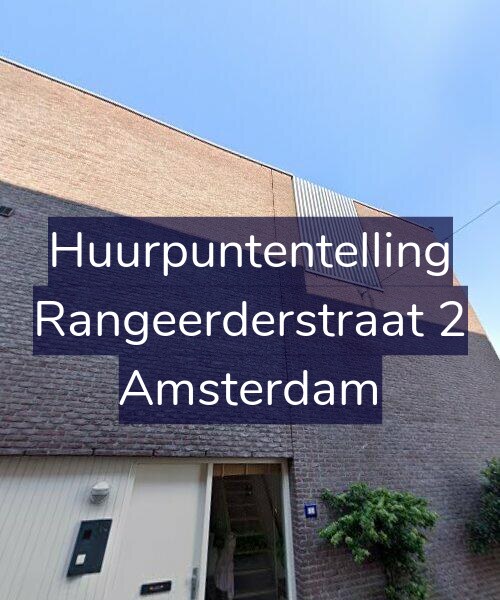 Foto gevel Huurpuntentelling voor Rangeerderstraat 2, Amsterdam