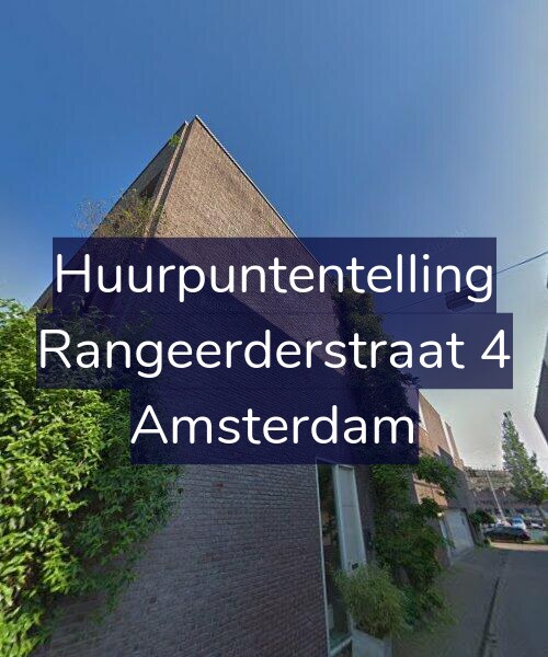 Foto gevel Huurpuntentelling voor Rangeerderstraat 4, Amsterdam