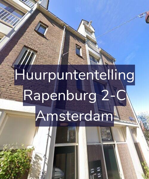 Foto gevel Huurpuntentelling voor Rapenburg 2-C, Amsterdam