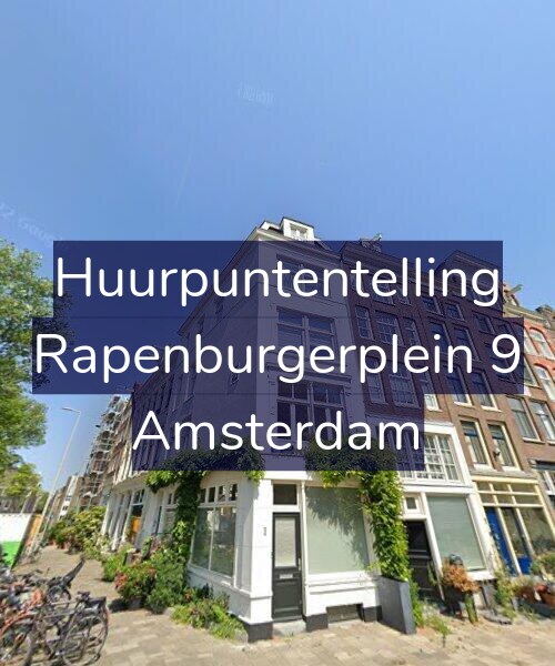 Foto gevel Huurpuntentelling voor Rapenburgerplein 9, Amsterdam