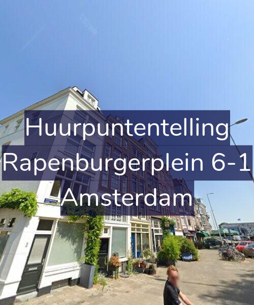 Foto gevel Huurpuntentelling voor Rapenburgerplein 6-1, Amsterdam