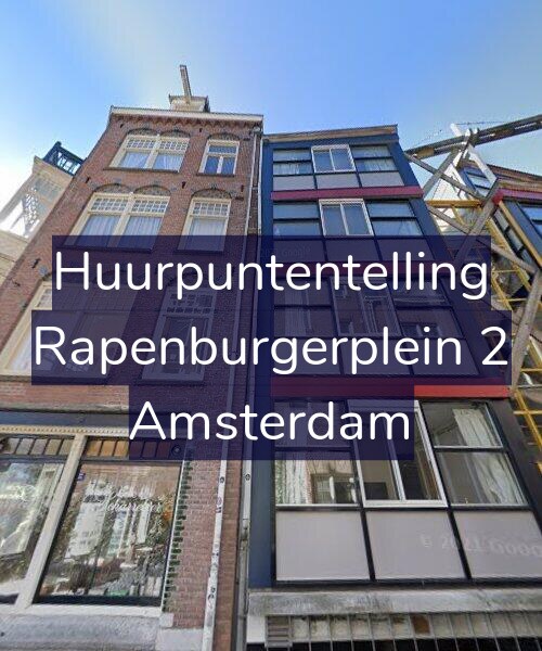 Foto gevel Huurpuntentelling voor Rapenburgerplein 2, Amsterdam