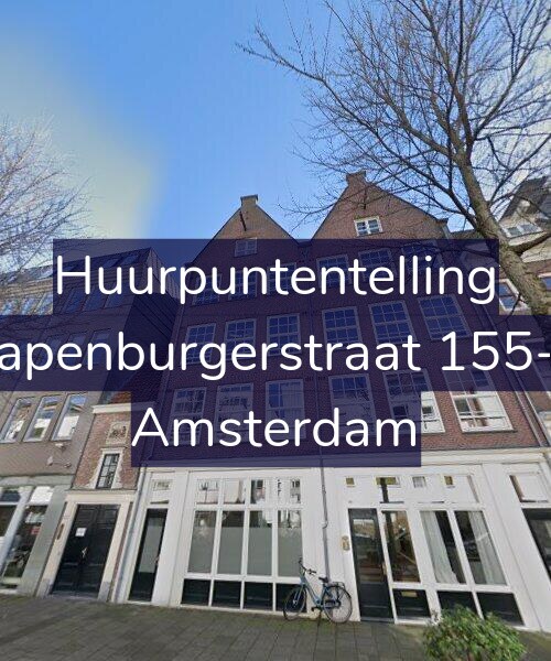 Foto gevel Huurpuntentelling voor Rapenburgerstraat 155-B, Amsterdam