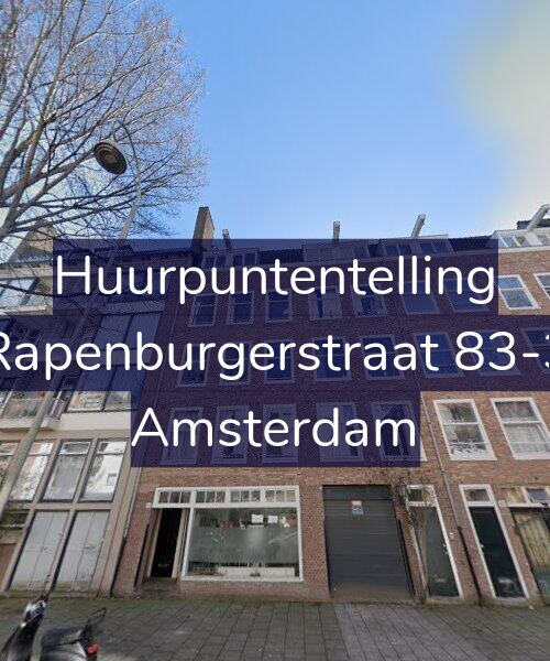 Foto gevel Huurpuntentelling voor Rapenburgerstraat 83-3, Amsterdam