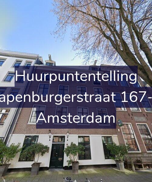 Foto gevel Huurpuntentelling voor Rapenburgerstraat 167-A, Amsterdam