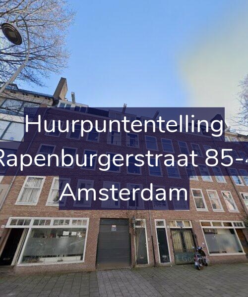 Foto gevel Huurpuntentelling voor Rapenburgerstraat 85-4, Amsterdam